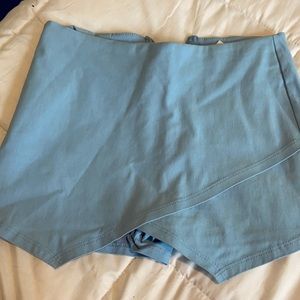 baby blue skort